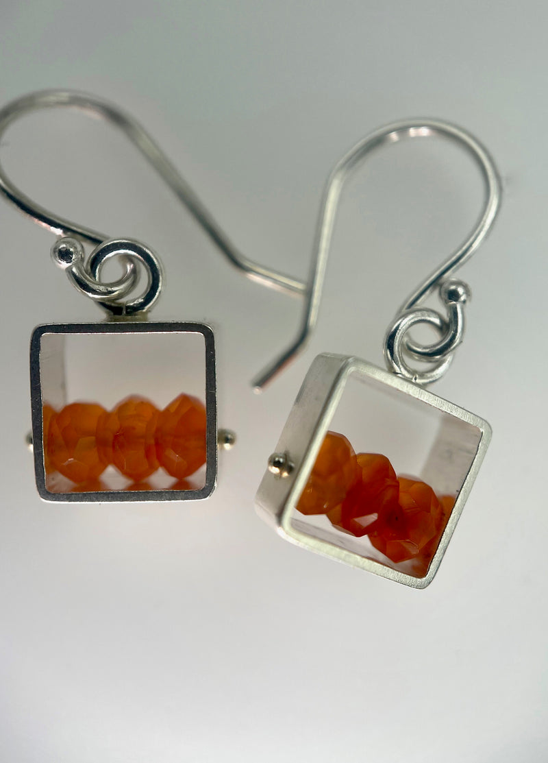Small Square Earrings
