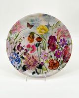 Round Birch Wood Trays