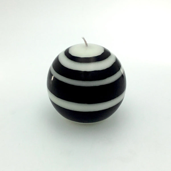 British Colour Standard Striped Ball Candles