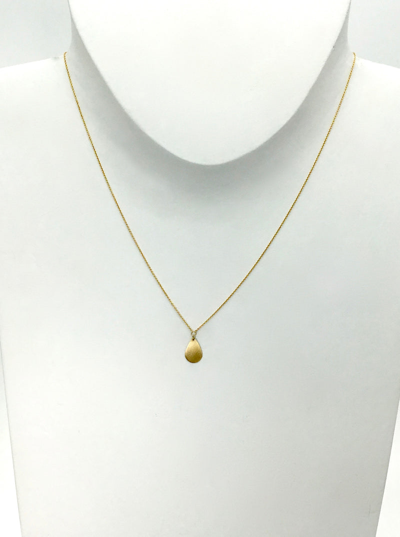 Carla Caruso Single Teardrop Necklace