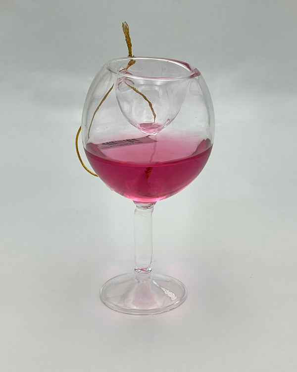 Glass of Red Wine Ornament