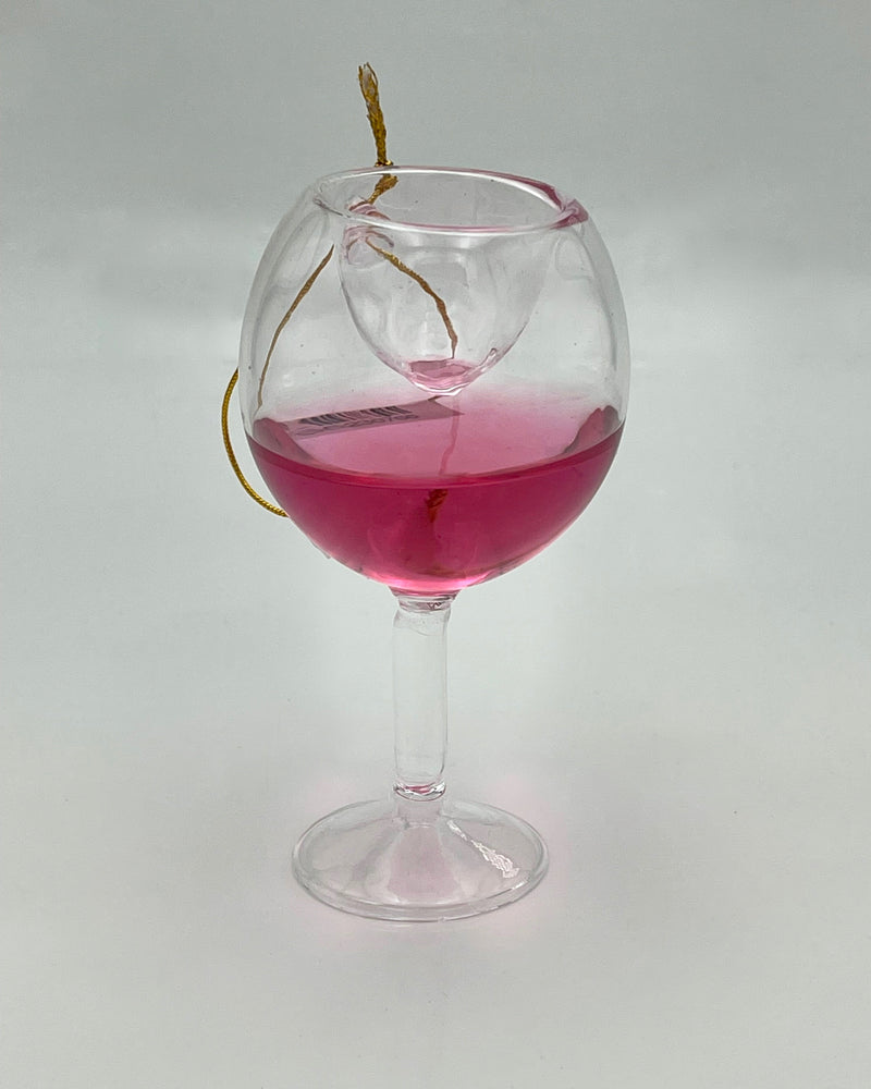 Glass of Red Wine Ornament