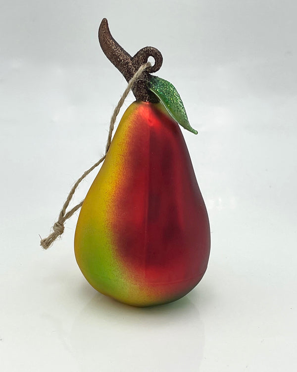 Orchard Pear Ornament, Assorted