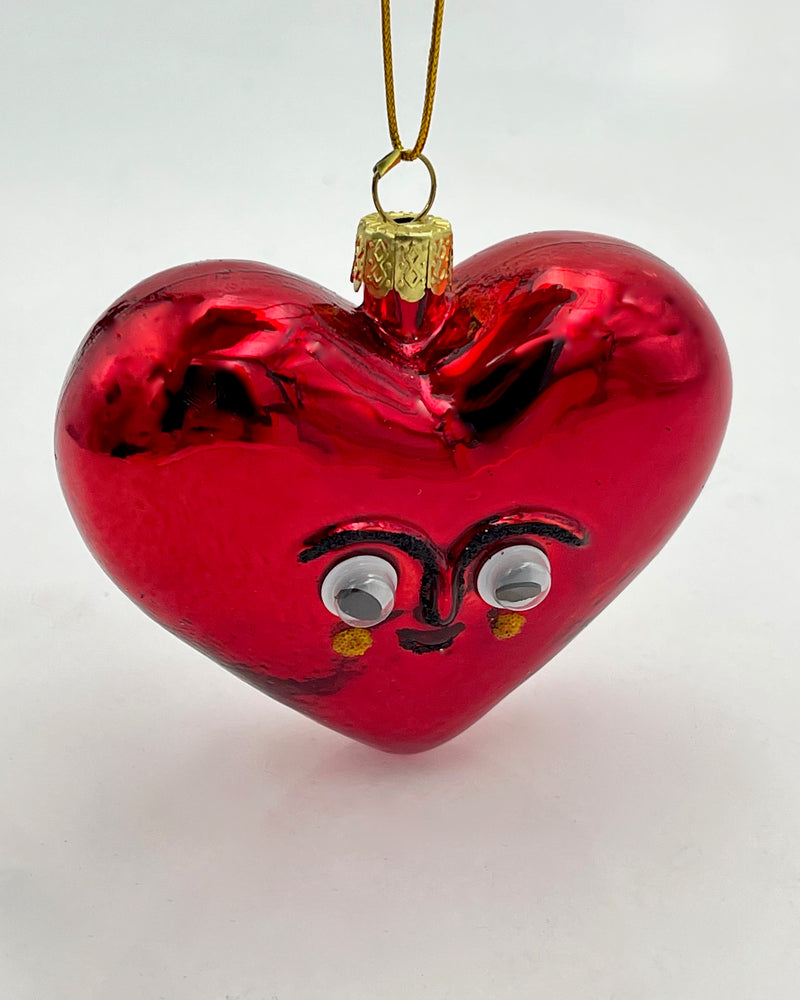 Googly Eye Heart Ornament