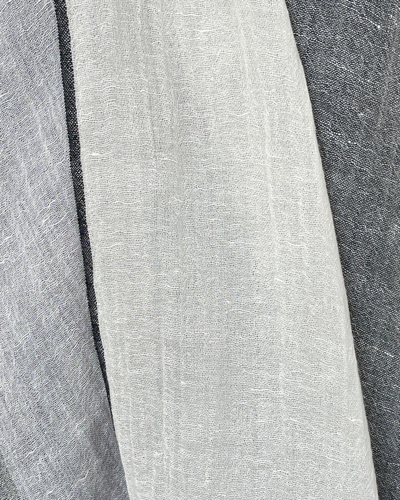 Cashlino Degrade Large Stole in Grey