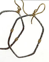 Dana Kellin Hexagonal Shape Earrings