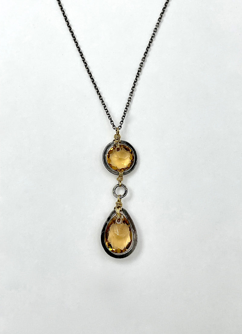 Two Piece Citrine Necklace