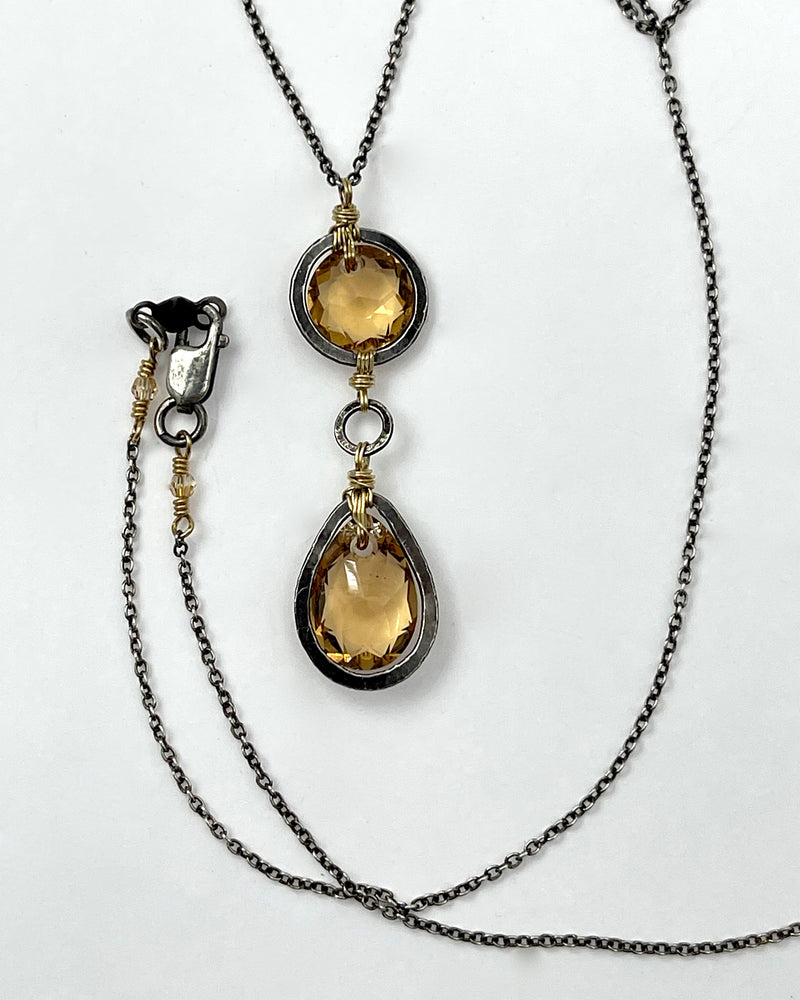 Two Piece Citrine Necklace