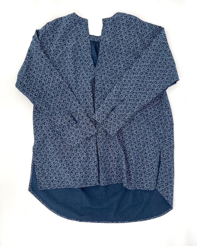 Short Tunic in Navy Sturgis Print