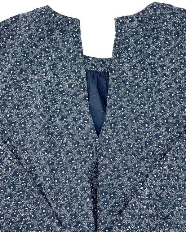 Short Tunic in Navy Sturgis Print