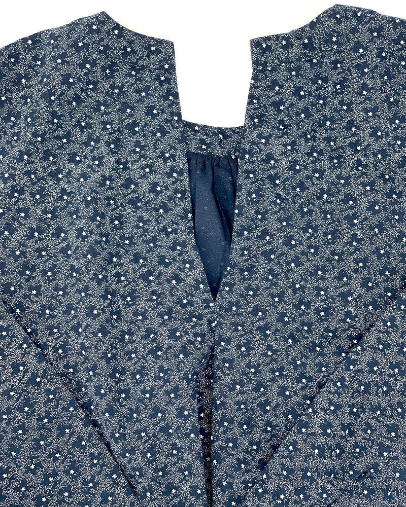 Short Tunic in Navy Sturgis Print