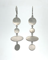 Jane Diaz Disc & Ellipse Dangle Earrings