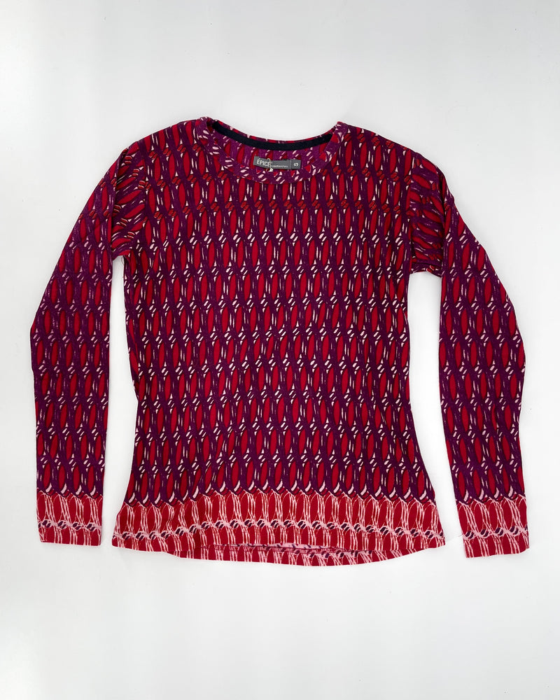 Small Motif Long Sleeve T-Shirt