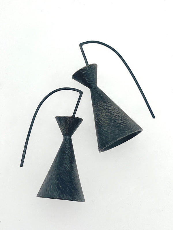 Heather Guidero Carved Bicone Earrings