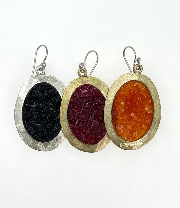 David Urso Mirror Earrings