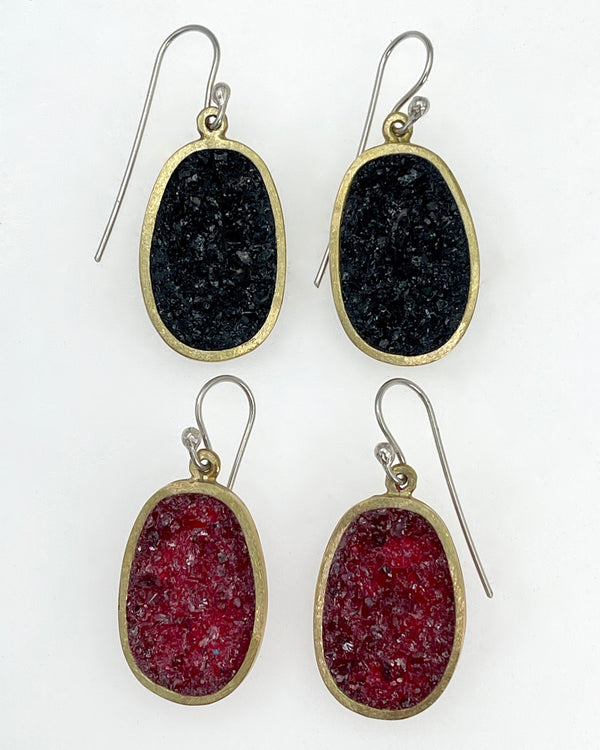 David Urso Small Boulder Earrings