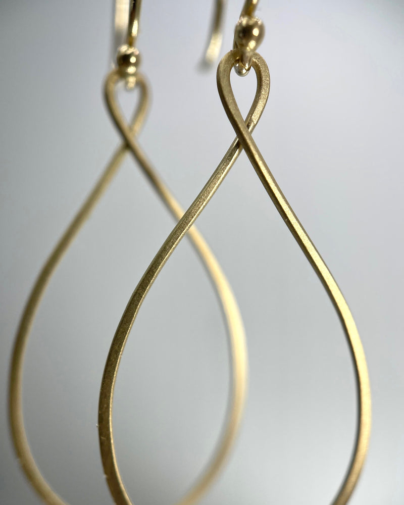 Carla Caruso Teardrop Keyhole Earrings