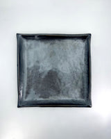 Iron Glaze 9" Square Plate