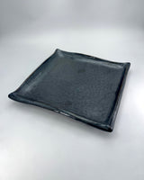 Iron Glaze 9" Square Plate