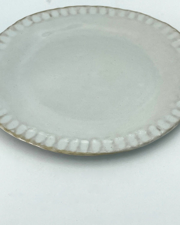 Dessert Plate II w/Thumbprint Edge