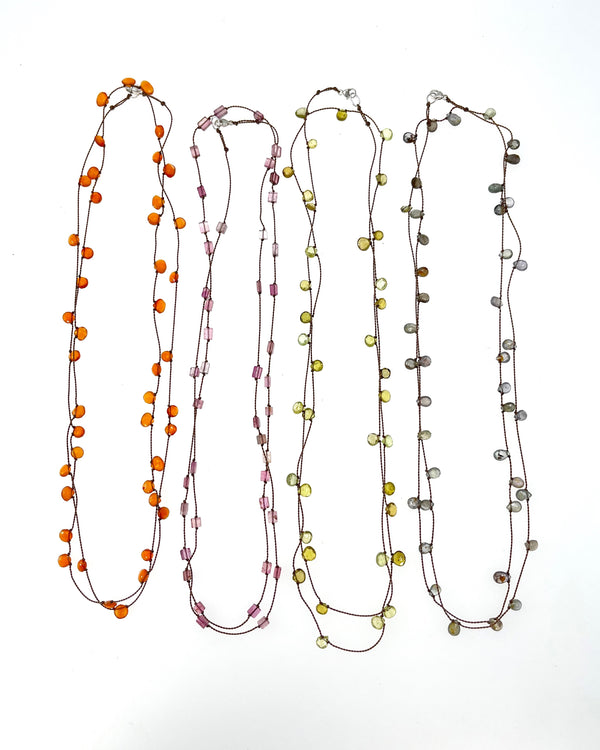 Margaret Solow Multi-Stone Strand Necklaces