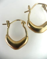 Julie Cohn Viking Bronze Hoop Earrings