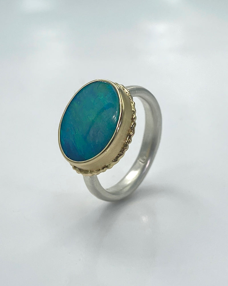 Jamie Joseph Australian Black Opal Ring