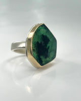 Jamie Joseph Emerald Slice Ring