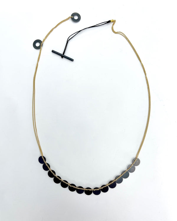 Small Flouria Necklace with Gold Chain