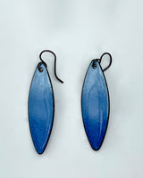 Oval Link Enamel Earrings