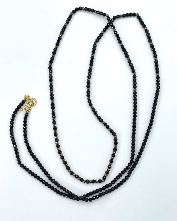 Lena Skadegard Black Spinel & Pyrite Necklace