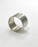 Sarah McGuire 12mm Silver Parchment Scatter Ring