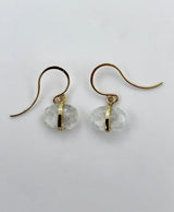 Melissa Joy Manning Single Drop Bezel Wrapped Earrings