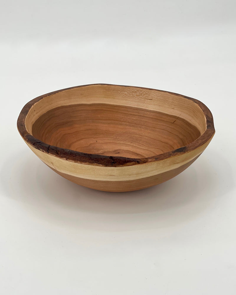 Cherry Oval Wooden Bowls