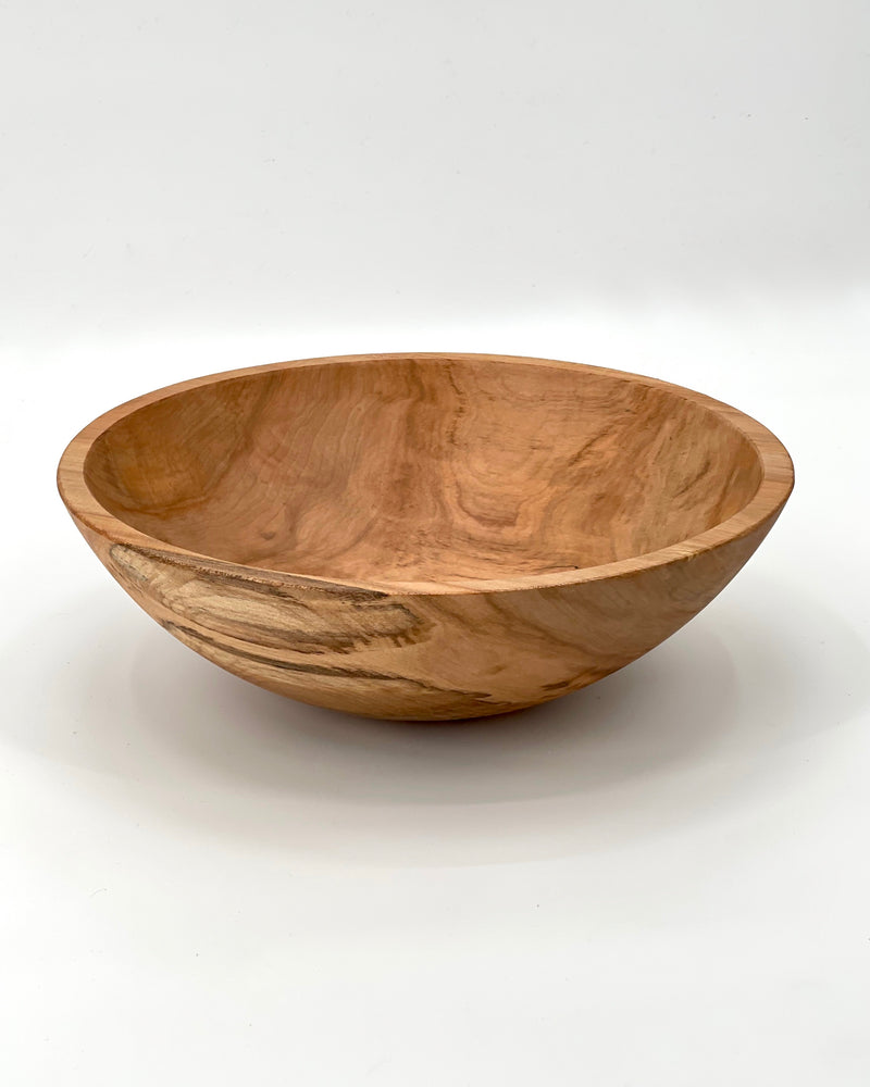 Spalted Ambrosia Maple Round Wooden Bowls