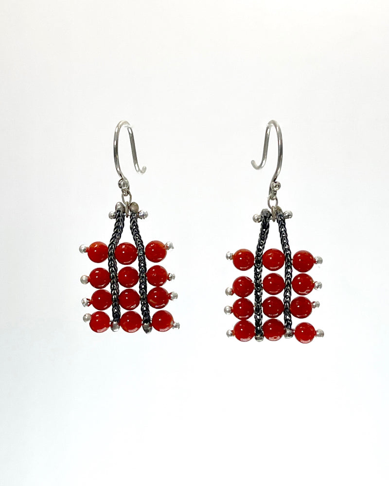 Ten Thousand Things Coral Square Earrings