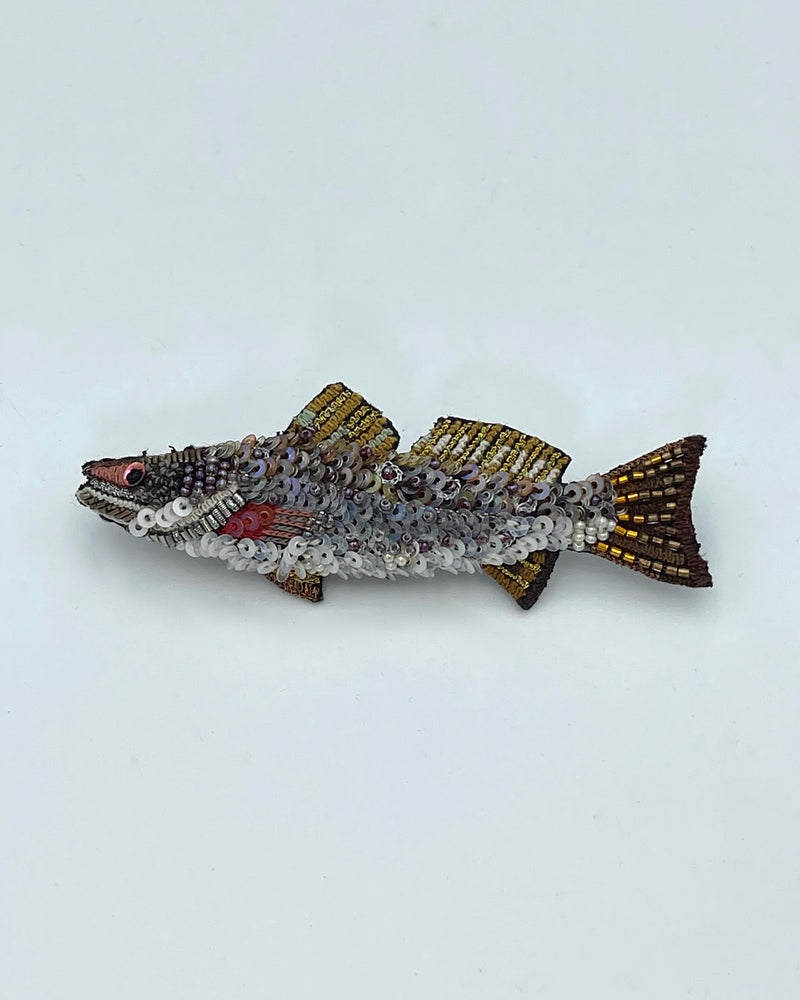 Spotted Trout Brooch