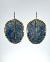David Urso Large Leaf Earring on Wire