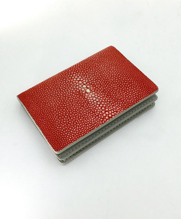 Taylor Shagreen Card Wallets